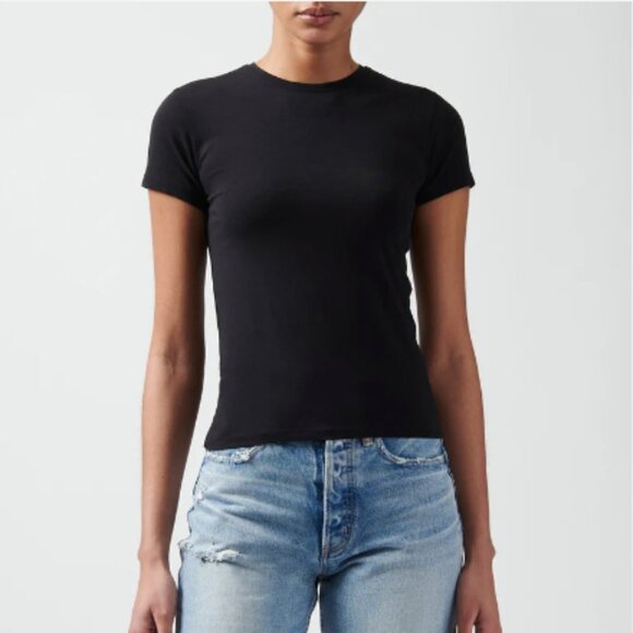 ATM Anthony Thomas Melillo Tops - ATM Baby Tee Black